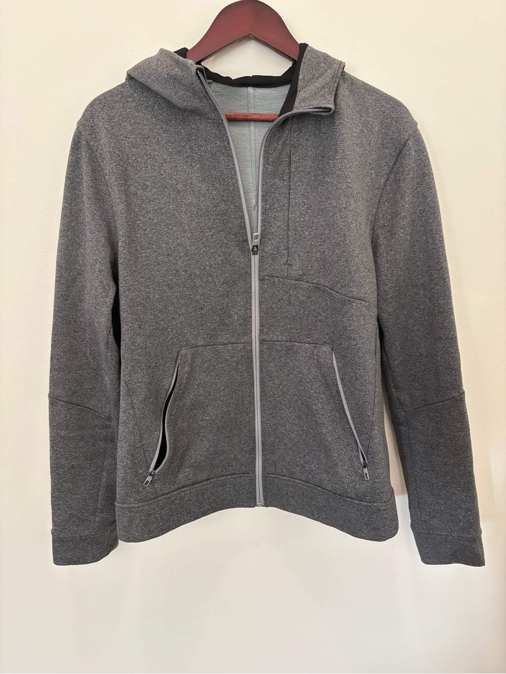 Men's Lululemon Gray Zip-Up Hoodie - M